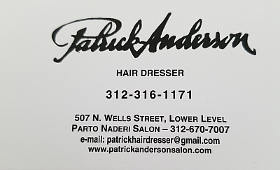 Patrick Anderson Hairdresser - Chicago | Salons & Nails | Logo