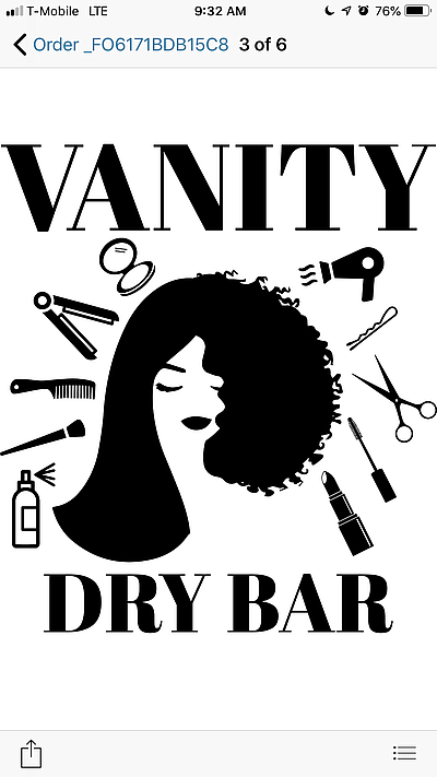 Vanity Dry Bar - Tamarac | Salons & Nails | Logo