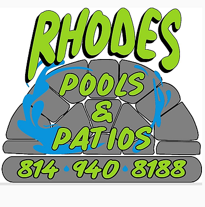 Rhodes Pools and Patios - Altoona | Health & Fitness | Logo