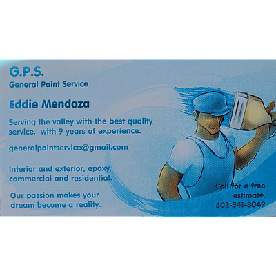 General Paint Services - Mesa | House & Garden | Logo