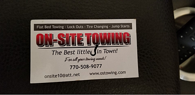 On Site Towing - Conyers | Local Services | Logo