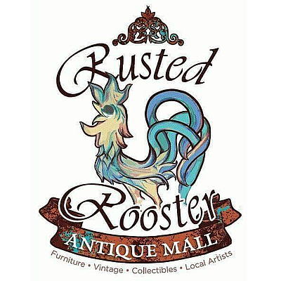 The Rusted Rooster Antiques & More - Rogers | Retail | Logo