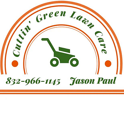 Cuttin' Green Lawn Care - Palacios | House & Garden | Logo