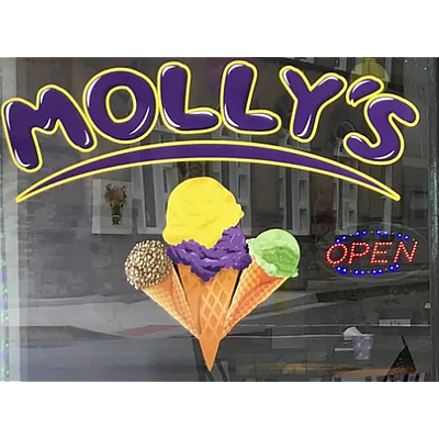 Molly’s Hand Dipped Ice Cream / Molly's Playhouse - Philippi | Restaurants Near Me | Logo